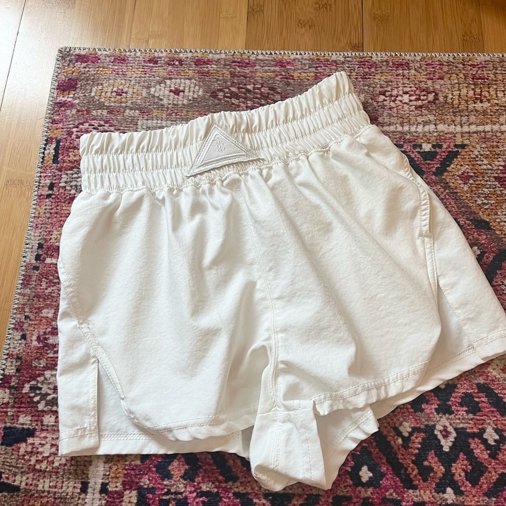 NWOT Free People Movement next round shorts athletic white small bottoms
